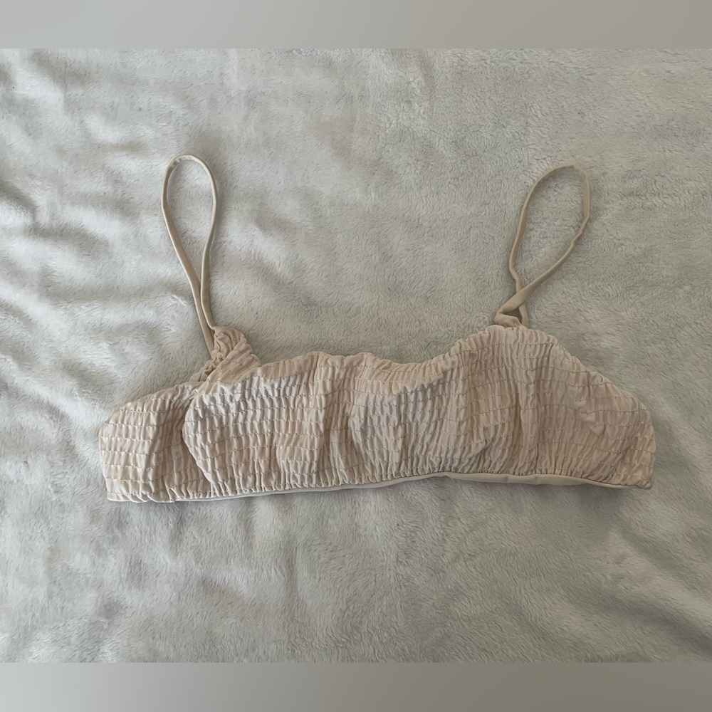 Zaful Cream Bikini top